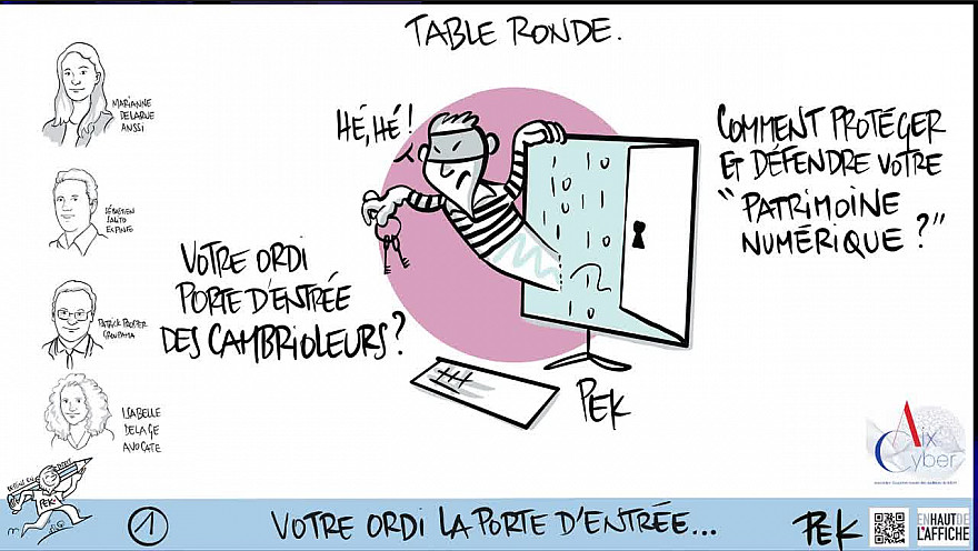 Acteurs-Locaux Cybersécurité -  Table Ronde CyberAix 2026   Et si votre ordinateur était la nouvelle porte d’entrée des cambrioleurs ? 